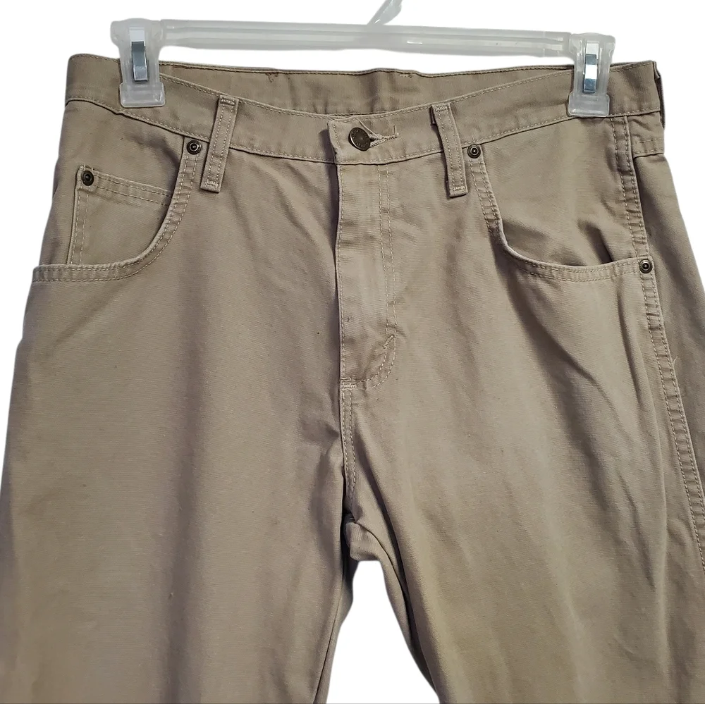 Wrangler Men's Rugged Wear Tan Jeans Size 32 X 32